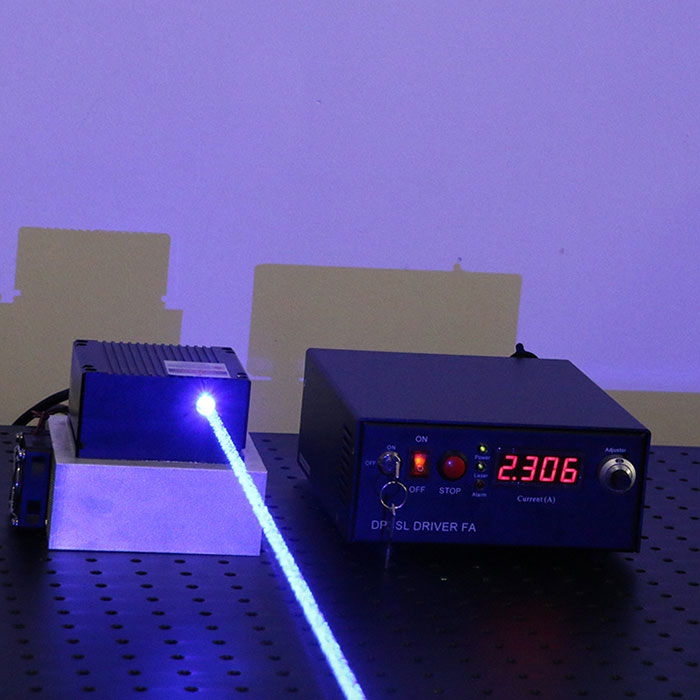 445nm 8W 青色 CW 半導体レーザー 科学実験用レーザー